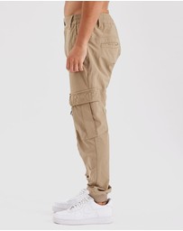Nena & Pasadena - F150 Slim Nylon Cargo Joggers