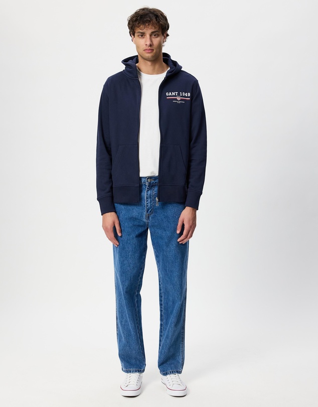 Gant - Graphic Full Zip Hoodie
