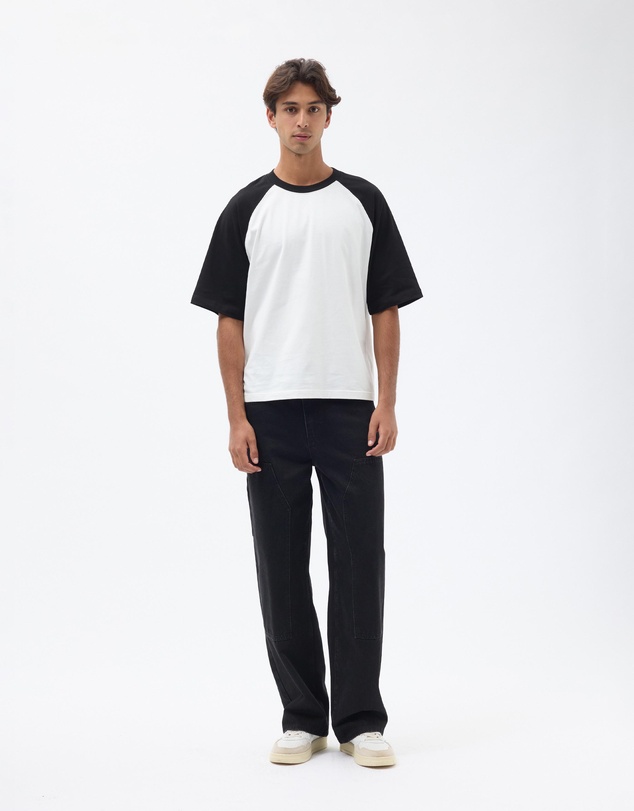 AERE - Boxy Contrast Raglan Tee