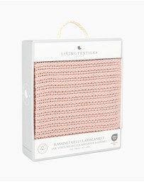 Living Textiles - Cotton Cellular Blanket - Dusty Pink