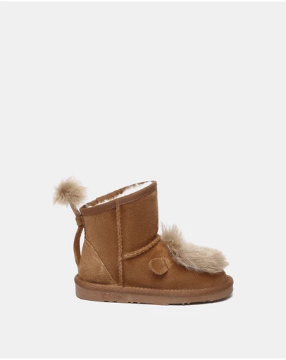 EVERAU - EverAU Ugg Lion Kids Plus Cow Suede Upper UGG Boots