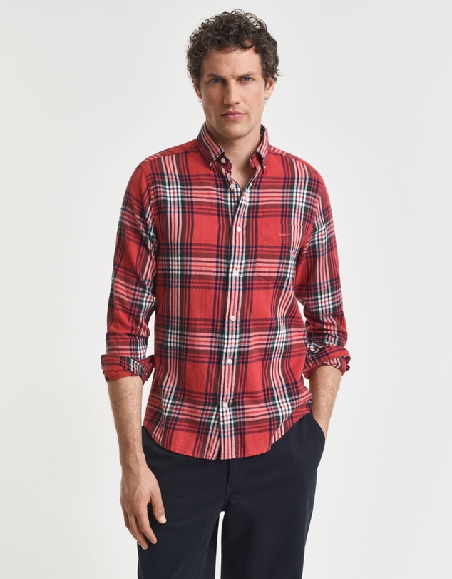 Gant - Regular Fit Windblown Flannel Check Shirt
