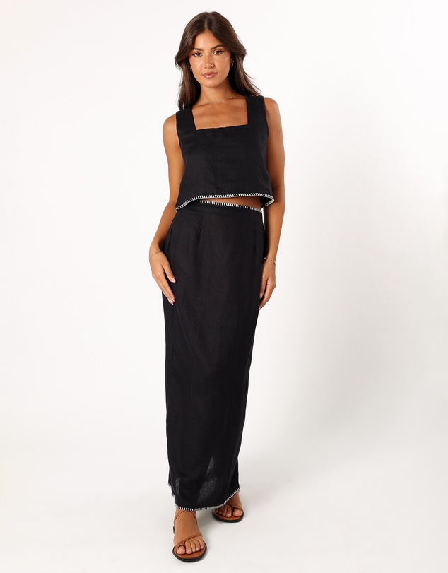 Petal & Pup - Odette Top - Black
