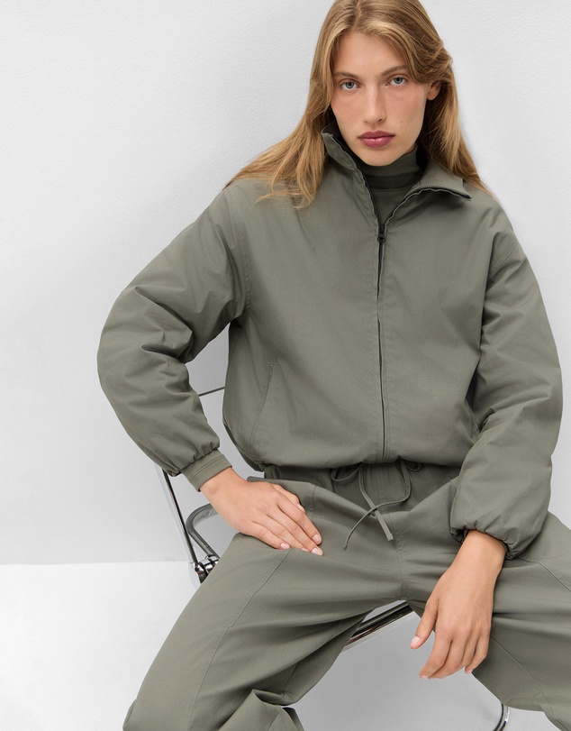 UNISON - Cotton Blend Bomber Jacket