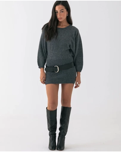 Style Addict - Knit Mini Dress