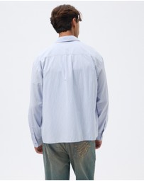 AERE - Echo Stripe Boxy Shirt