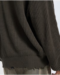 Thrills - Rose Brigade Box Fit Crew Cropped Knit
