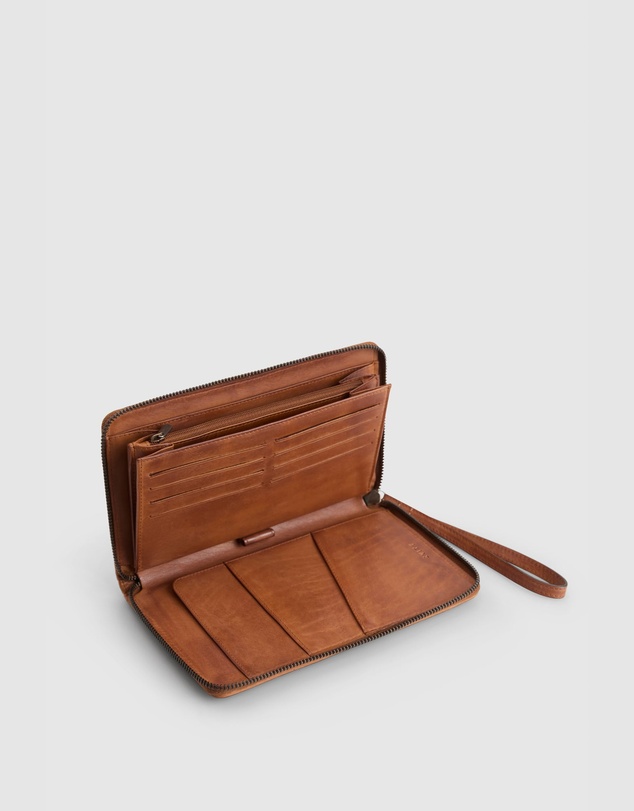 Evity - Lina Leather Weave Travel Wallet