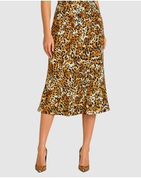 Honey and Beau - Leopard skirt