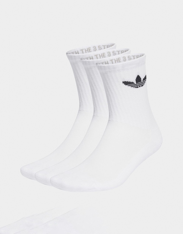 adidas Originals - Trefoil Cushion Crew Socks 3 Pairs