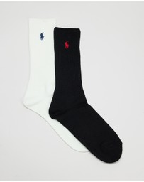 Polo Ralph Lauren - 2-Pack Bundle Classic Crew Socks