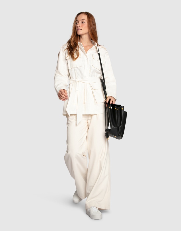 Belle & Bloom - Still Storm Belted Safari Jacket