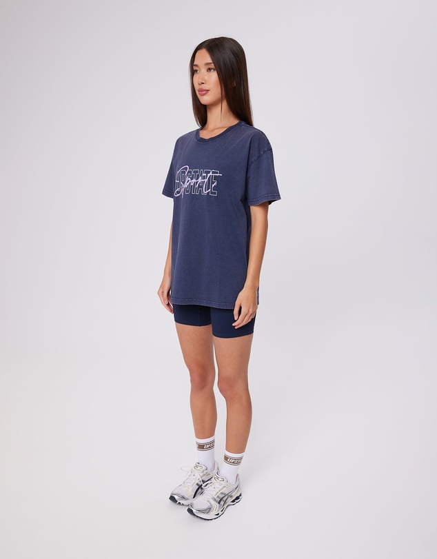 Upstate - Thrive Tee - Washed Midnight Navy