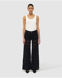 Neuw - Eva Wide Fiore Embroidery