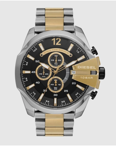 Diesel - Mega Chief Two Tone Chronograph Watch
