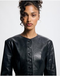 Lover - Rhodes 100% Leather Blazer