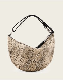 AllSaints - Luna Micro Snake Bag