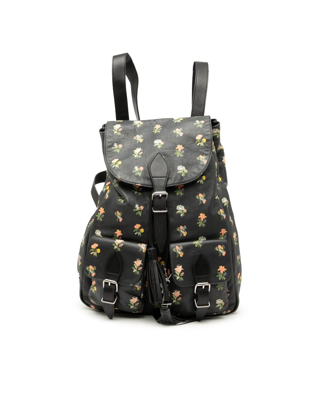 Pre-Loved by Azura Reborn - Pre-Loved Leather Prairie Floral Printed Festival Backpack