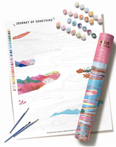 Journey Of Something - Paint by Numbers - Lake Windermere