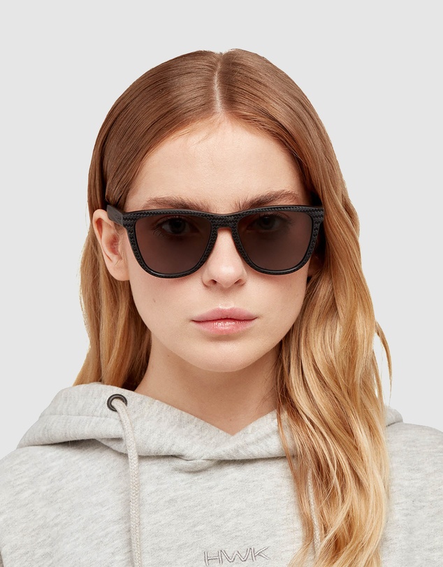 Hawkers Co - HAWKERS Polarized Dark Carbon One Raw Sunglasses for Men and Women UV400