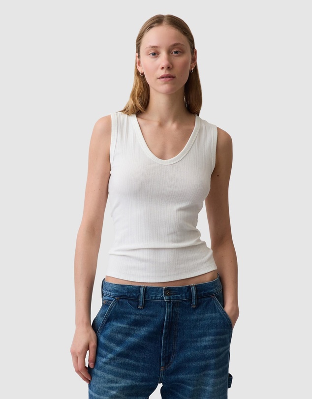 GAP - Variegated Rib Tank Top
