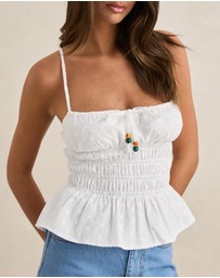 Rhythm - Gigi Tie Front Top