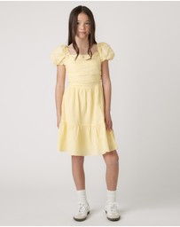 Decjuba Kids - Evie Textured Mini Dress - Teens