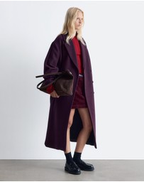 & Other Stories - Voluminous Belted Wool Coat