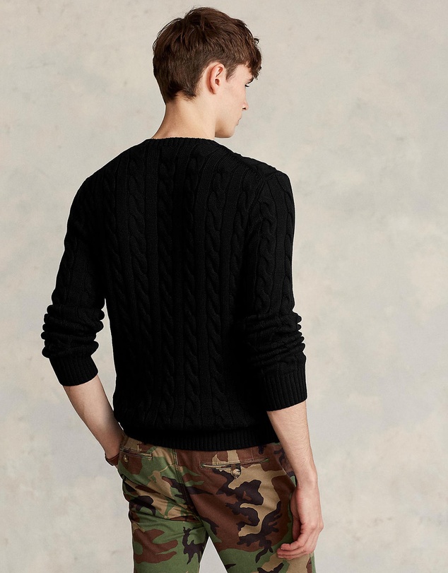 Polo Ralph Lauren - ICONIC EXCLUSIVE - Driver Cable Knit Long Sleeve Sweater