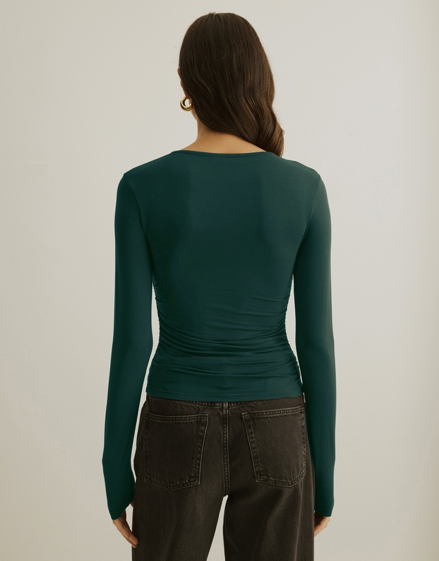 Atmos&Here - Asymmetric Long Sleeve Top