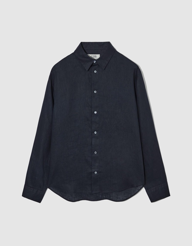 COS - Curved-hem Linen Shirt