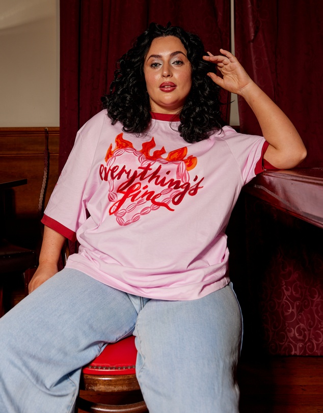 The Somewhere Co - Libra Astrology Oversized Tee