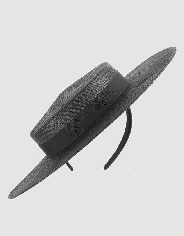 Max Alexander - Black Boater Hat