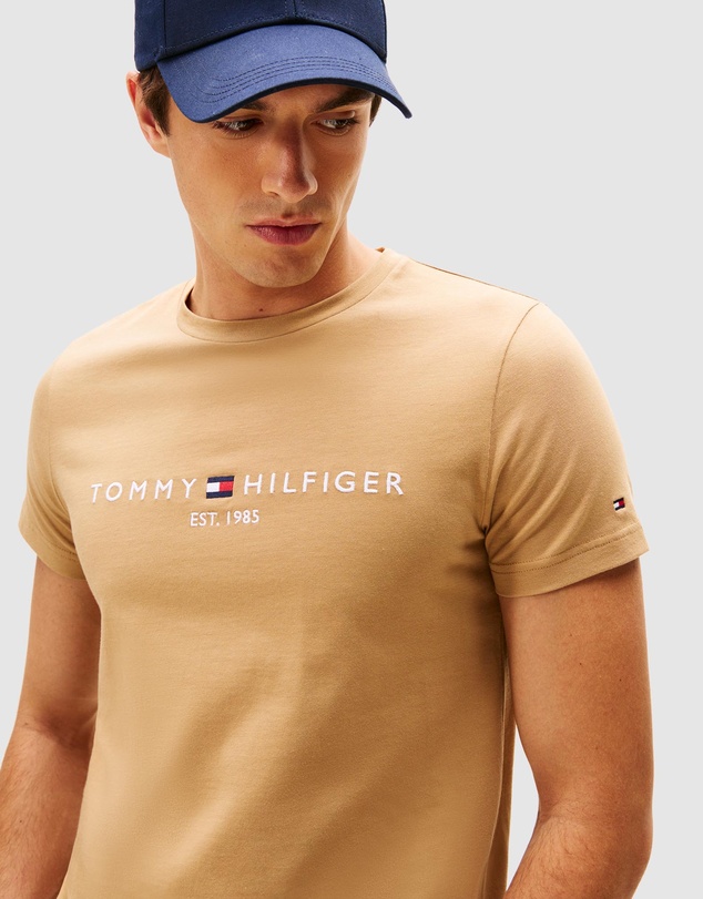 Tommy Hilfiger - Logo Embroidery Slim T-Shirt