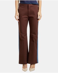 Cynthia Rowley - Cotton Cropped Flared Pants