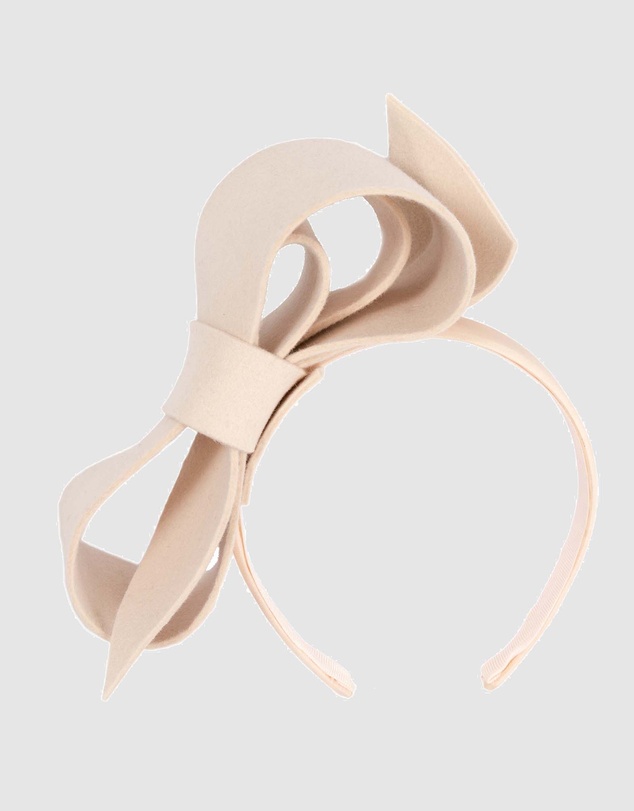 Max Alexander - Felt Nude Bow Fascinator