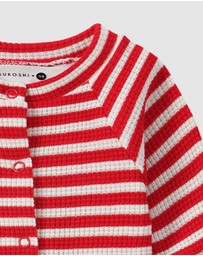 Susukoshi - Waffle Snapsuit Long Sleeves With Pants