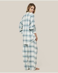 Papinelle - Comfy Plaid Full Length PJ