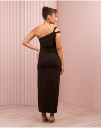 Azzurielle - Maeve Asymmetric Maxi Dress