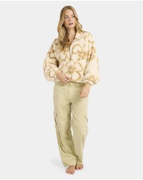 Billabong - Womens Last Time Mock Neck Fleece Top