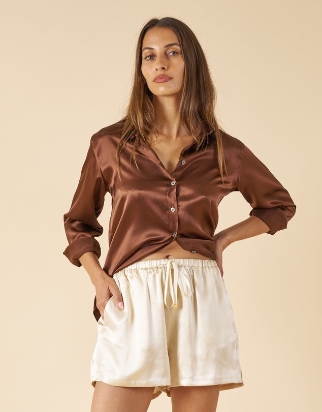CAMIXA - Satin Silk Shirt