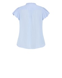 City Chic - Drama Queen Short Sleeve Shirt