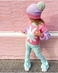 WITH LOVE FOR KIDS - Pom Pom Knitted Beanie - Babies - Kids