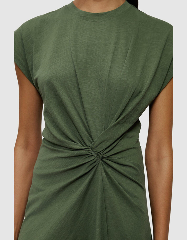 Trenery - Cotton Jersey Twist Dress