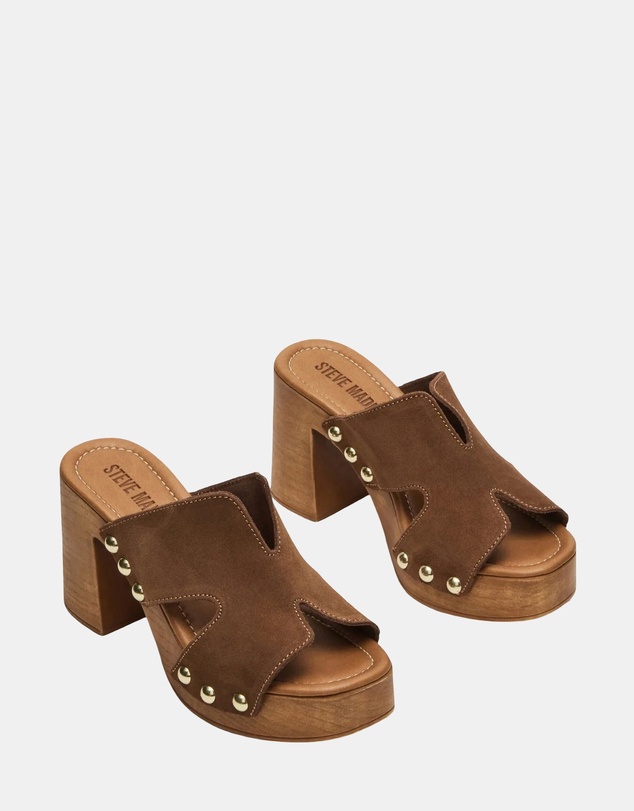 Steve Madden - Sunkissed Chestnut Suede Heels