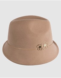 Max Alexander - Felt Beige Trilby Hat