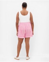 City Chic - Stassi Stripe Cotton Short