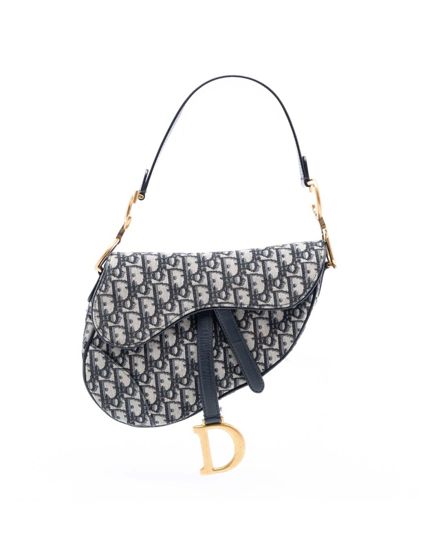 Pre-Loved by Azura Reborn - Pre-Loved Oblique Canvas Saddle Bag