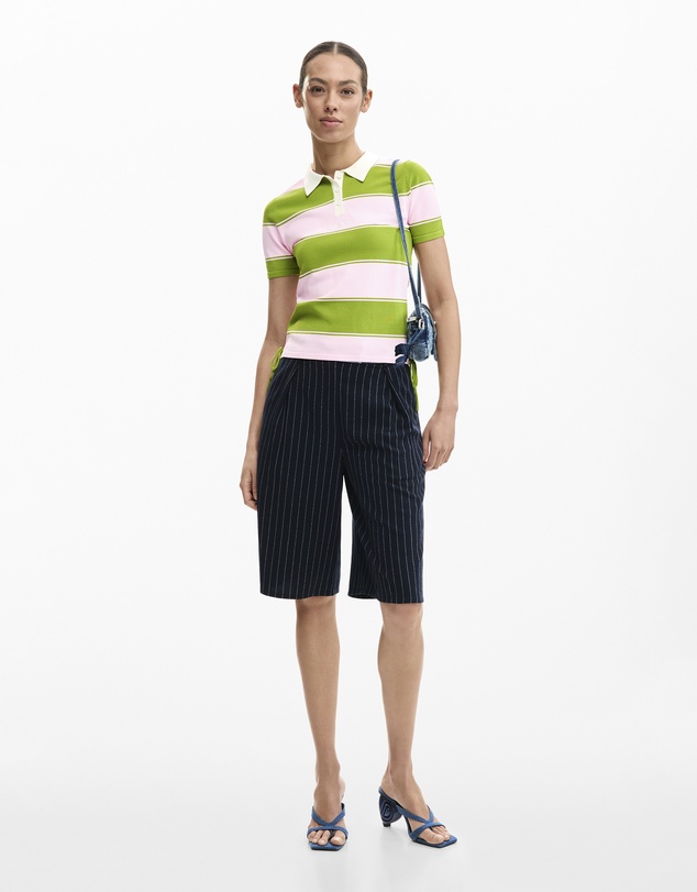 Desigual - Polo shirt with laces