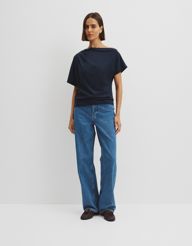 Country Road - Australian Cotton One Shoulder T-shirt